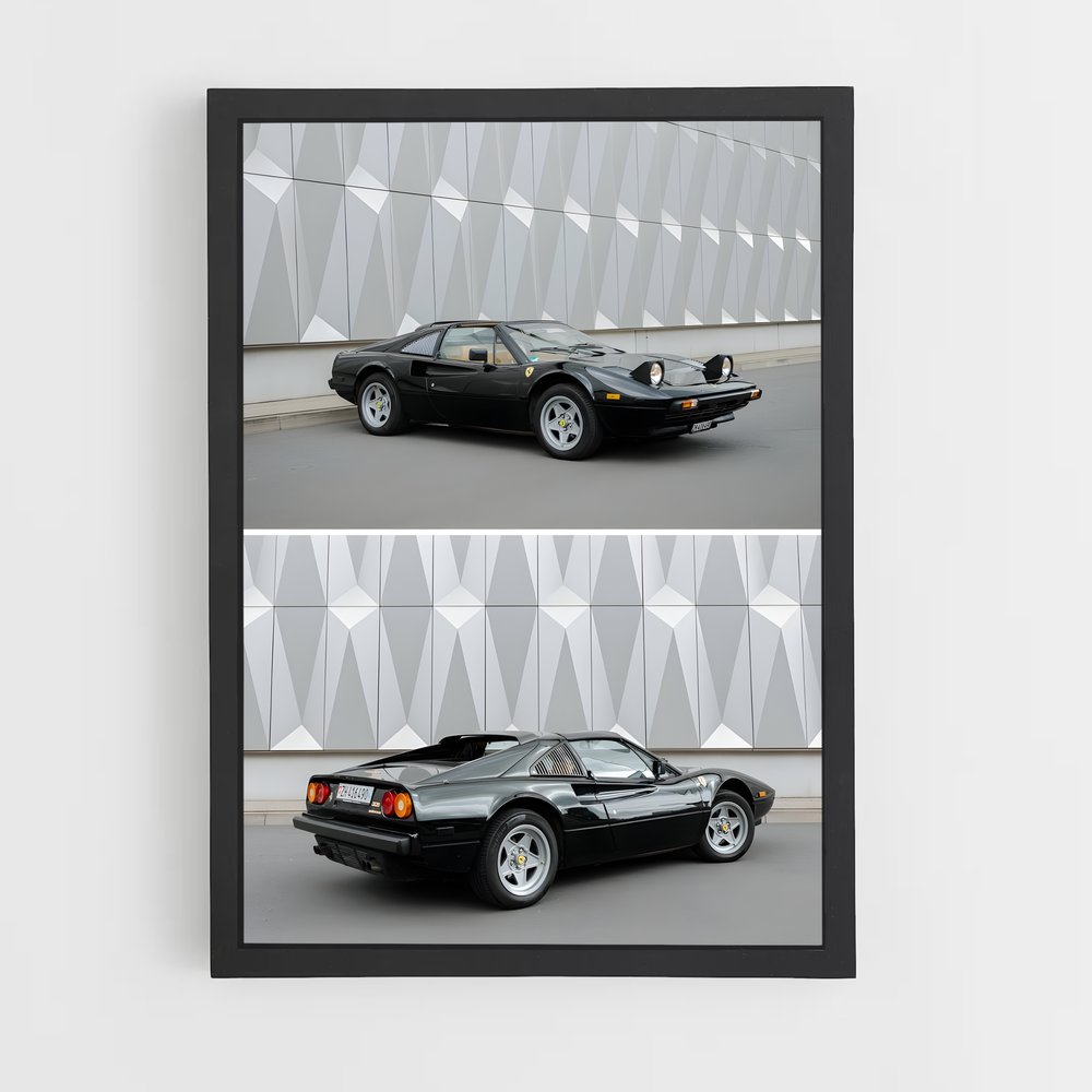 Poster Gtb Ferrari (vue 2)
